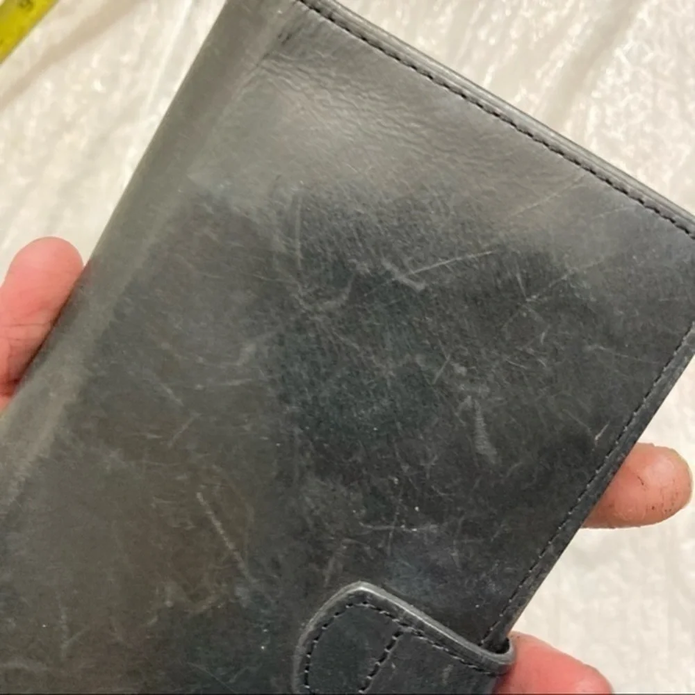 Coach vintage black leather slim wallet - Picture 9 of 11